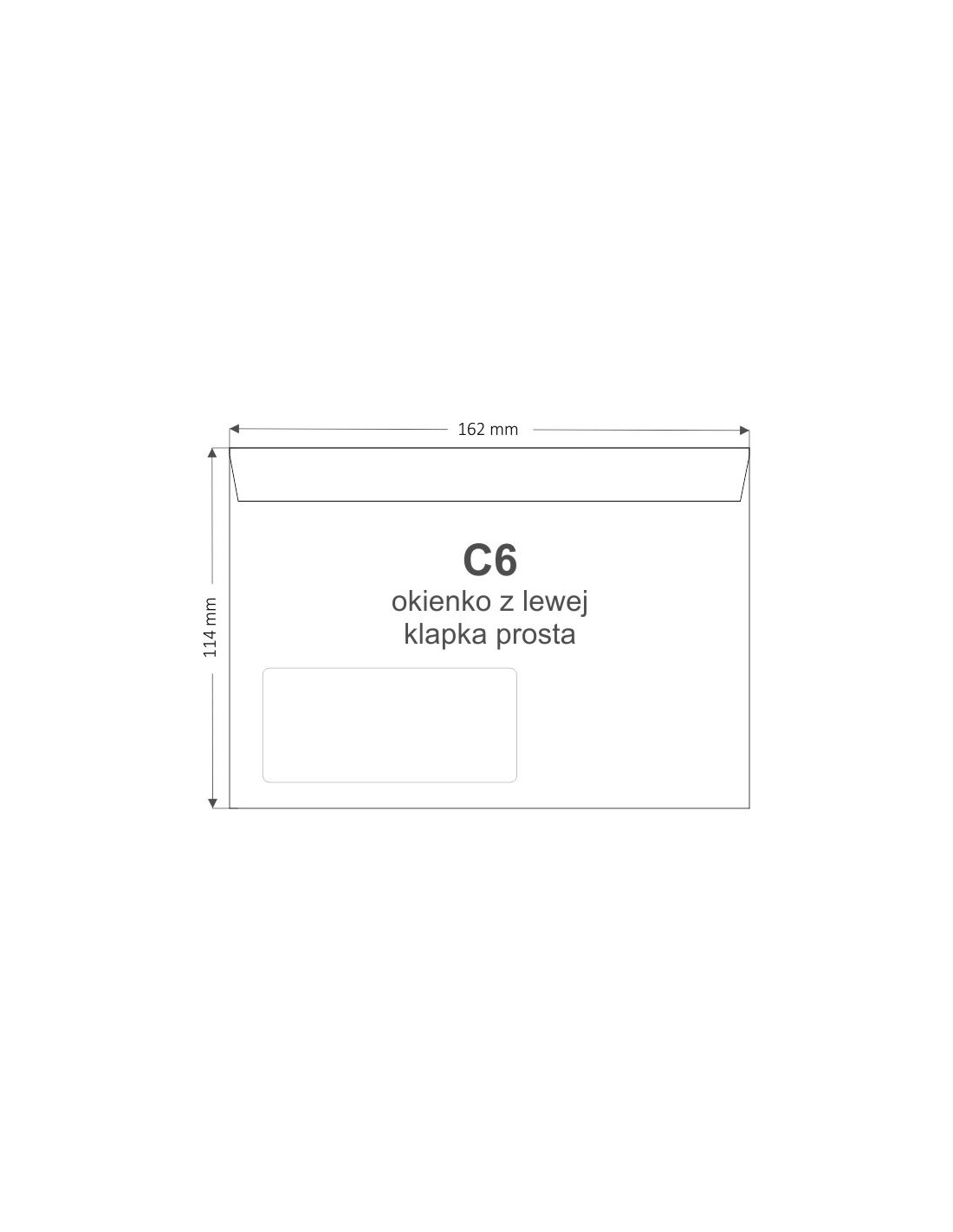 Versandtaschen Weiß mit Fenster links DIN C6 (114x162 mm) 90 g/m² selbstklebend - 1000 Stück Versandtaschen Weiß mit Fenster links DIN C6 (114x162 mm) 90 g/m² selbstklebend - 1000 Stück